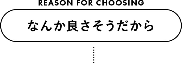 なんか良さそうだから